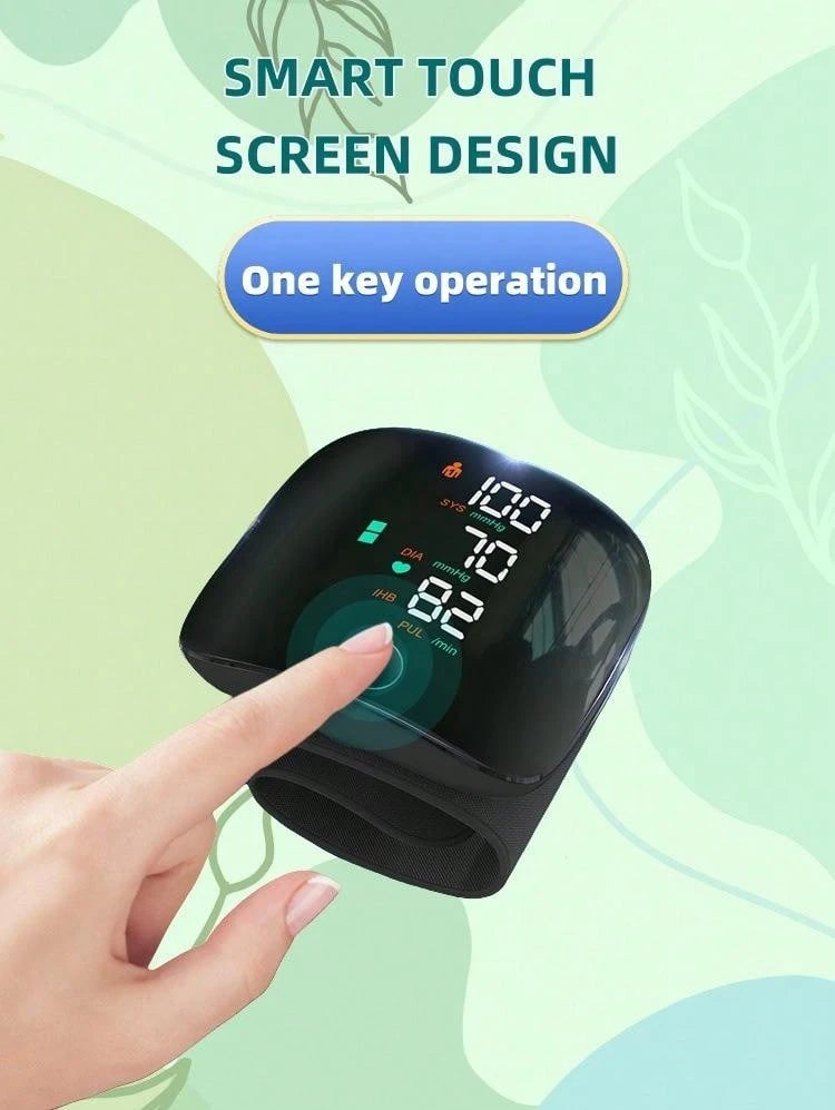 ⚡Super Sale: 50% OFF⚡Rechargeable LED Wrist Blood Pressure Monitor - Voice Broadcast