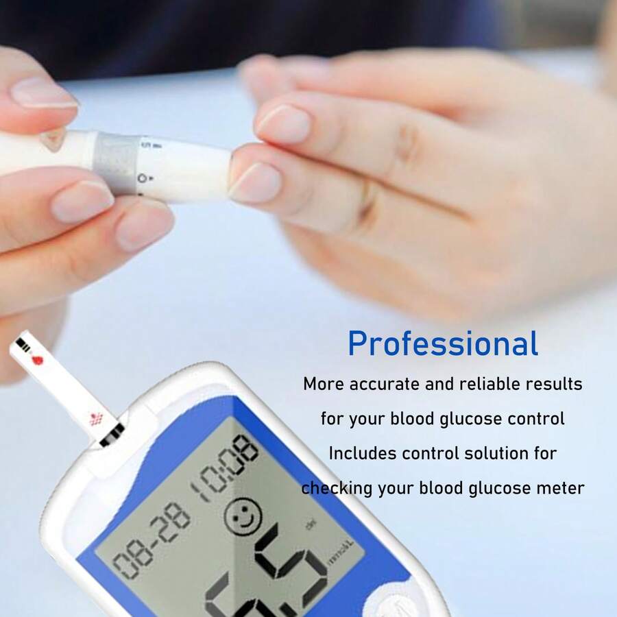 ⏳Limited Stock – 50% OFF⏳Blood Glucose Monitor Kit with Large Display – 50 Test Strips