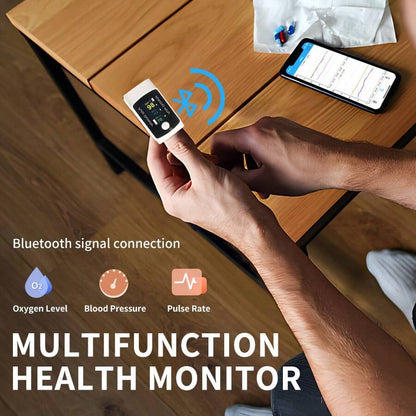 🔥50% OFF – Limited Time🔥Dual Blood Oxygen and Blood Pressure Monitor – Bluetooth Oximeter