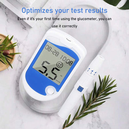 ⏳Limited Stock – 50% OFF⏳Blood Glucose Monitor Kit with Large Display – 50 Test Strips