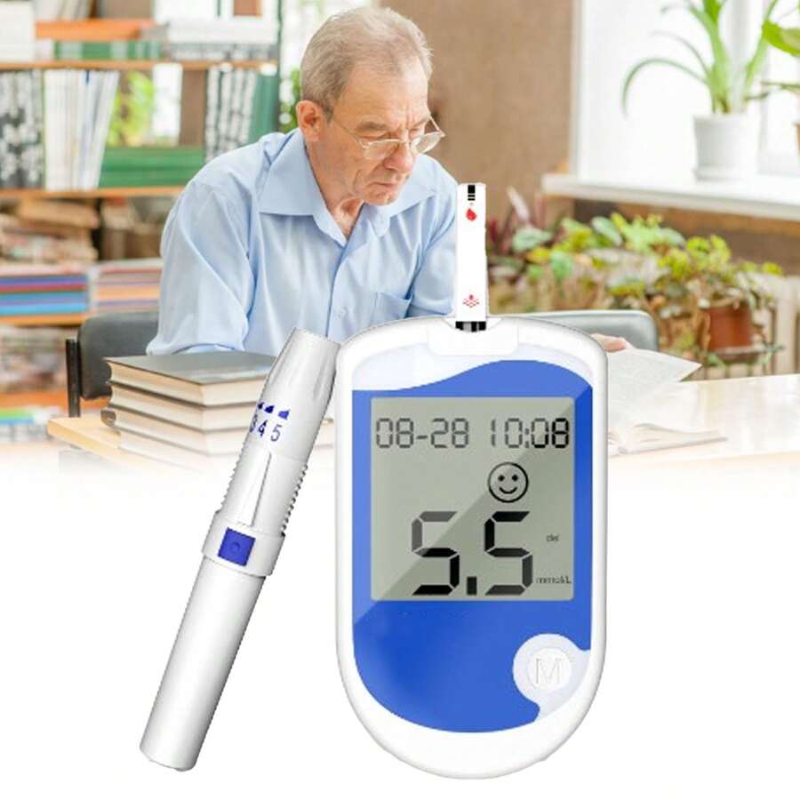 ⏳Limited Stock – 50% OFF⏳Blood Glucose Monitor Kit with Large Display – 50 Test Strips