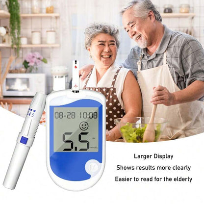 ⏳Limited Stock – 50% OFF⏳Blood Glucose Monitor Kit with Large Display – 50 Test Strips