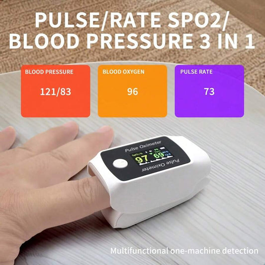 🔥50% OFF – Limited Time🔥Dual Blood Oxygen and Blood Pressure Monitor – Bluetooth Oximeter